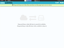 Tablet Screenshot of easysubtitles.com